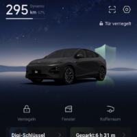 Nach 6h Parkzeit auf 67% SOC